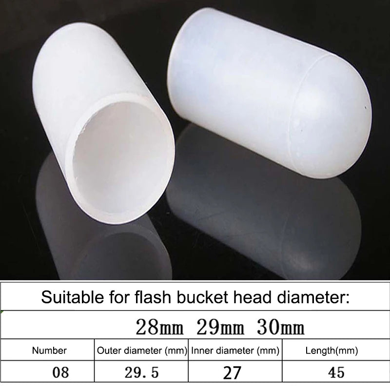 2Pcs Silicone Elastic Flashlight Lampshade For SP31 SP35 IF22A C8G IF25A SP36 S2 C8 EA01 TS21 Q8 14-75MM Torch Peaceful Pleasures Health and Wellness 28 30mm
