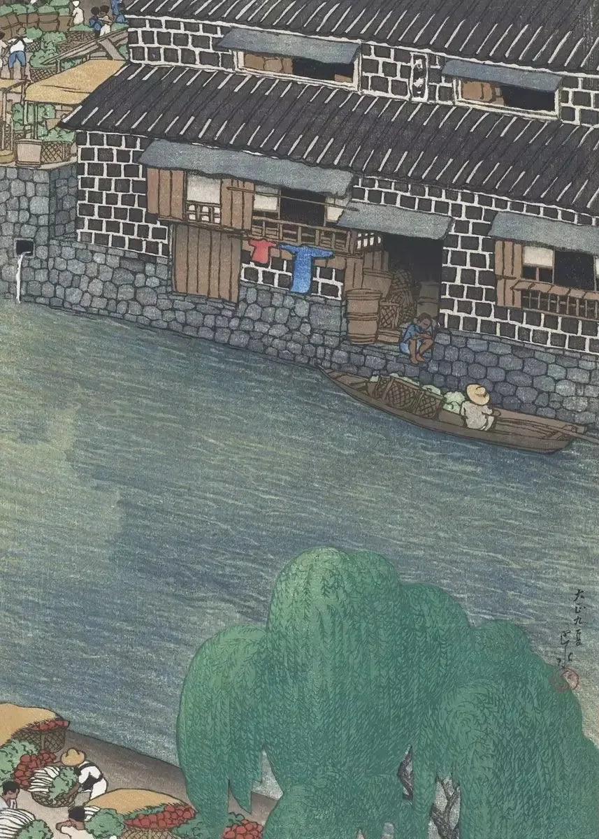 Kawase Hasui Artwork Posters and Prints Retro Japanese Landscapes Canvas Painting Wall Art Pictures for Room Office Home Decor Peaceful Pleasures Health and Wellness