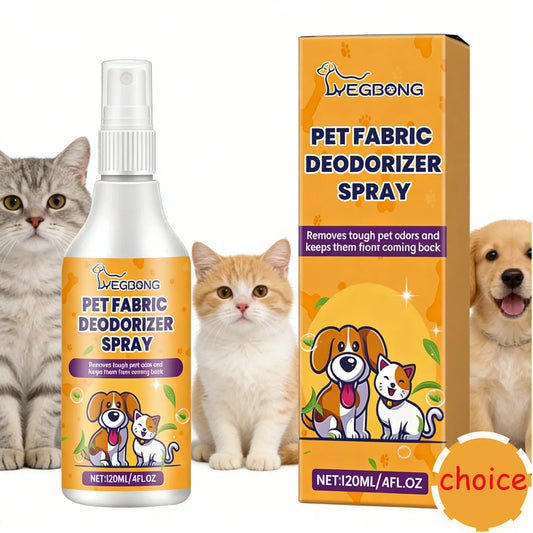 Pet Deodorant Spray – Dog & Cat Odor Eliminator 120ml Pet Deodorant Spray Peaceful Pleasures Health and Wellness Default Title
