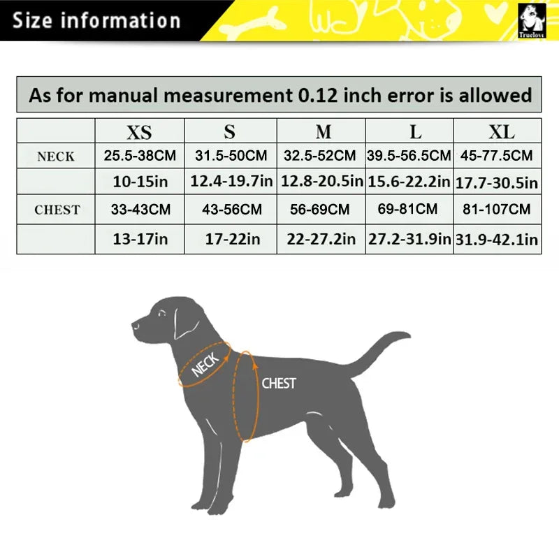 Truelove Pet Harness Adjustable Reflective Nylon with Collar Leash LED Light Neoprene Padded Hiking Running TLH6171 Dropshipping Peaceful Pleasures Health and Wellness