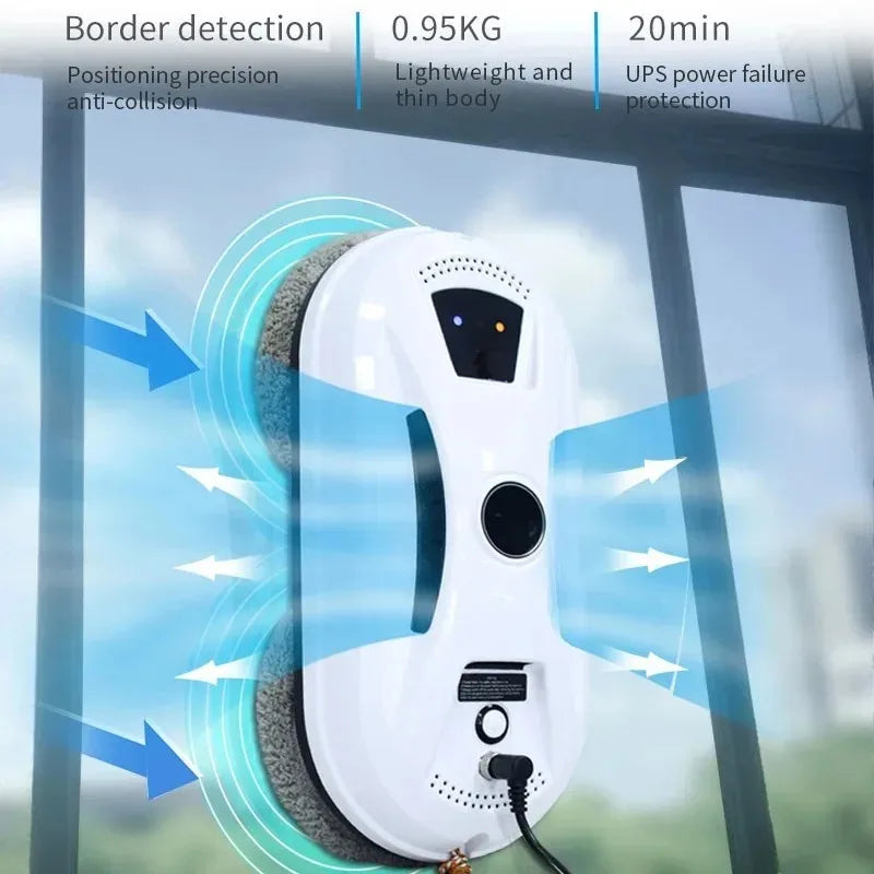 URGGU Window Cleaning Robot – Electric Glass Cleaner & Remote