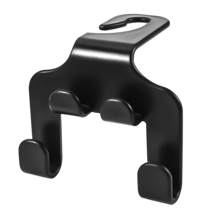 Car Headrest Hanger Hook – 2-in-1 Phone Mount & Bag Holder