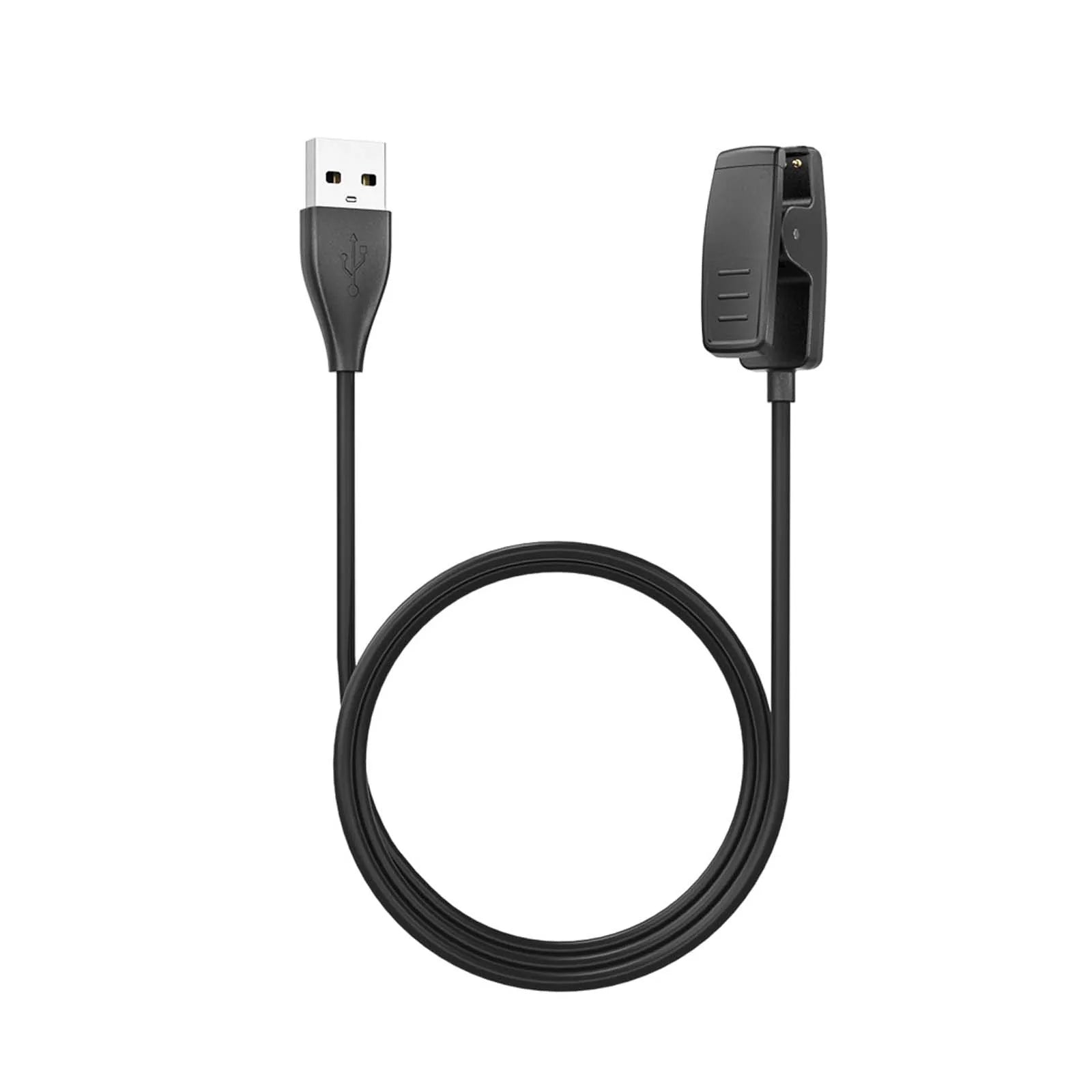 Garmin USB Charger Cable – Forerunner, Lily 2, Vivomove & More Peaceful Pleasures Health and Wellness black