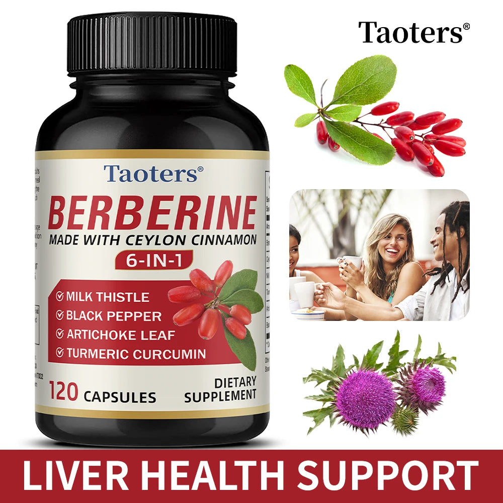Berberine & Ceylon Cinnamon Capsules – Blood Sugar & Heart Support