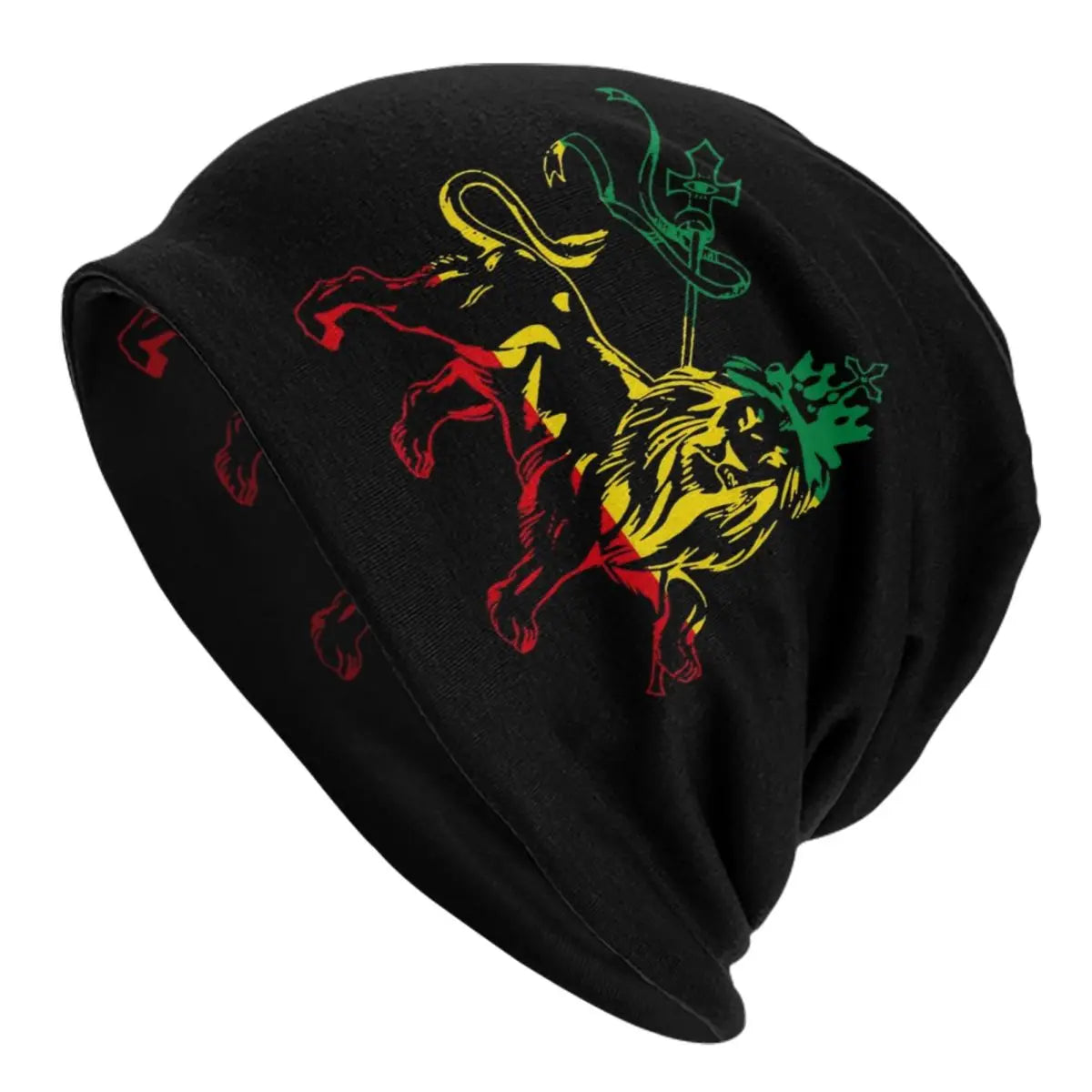 Jamaica Flag Knit Beanie Hat | Unisex Jamaican Pride Skull Cap