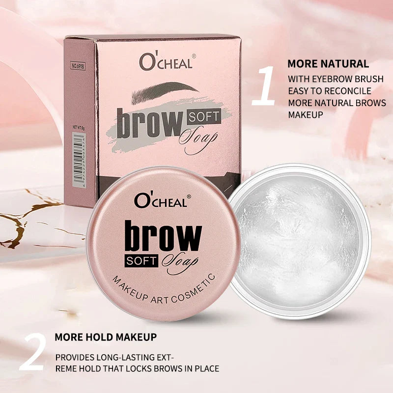 O'CHEAL 3D Feathery Brow Wax Gel – Waterproof Eyebrow Sculpt