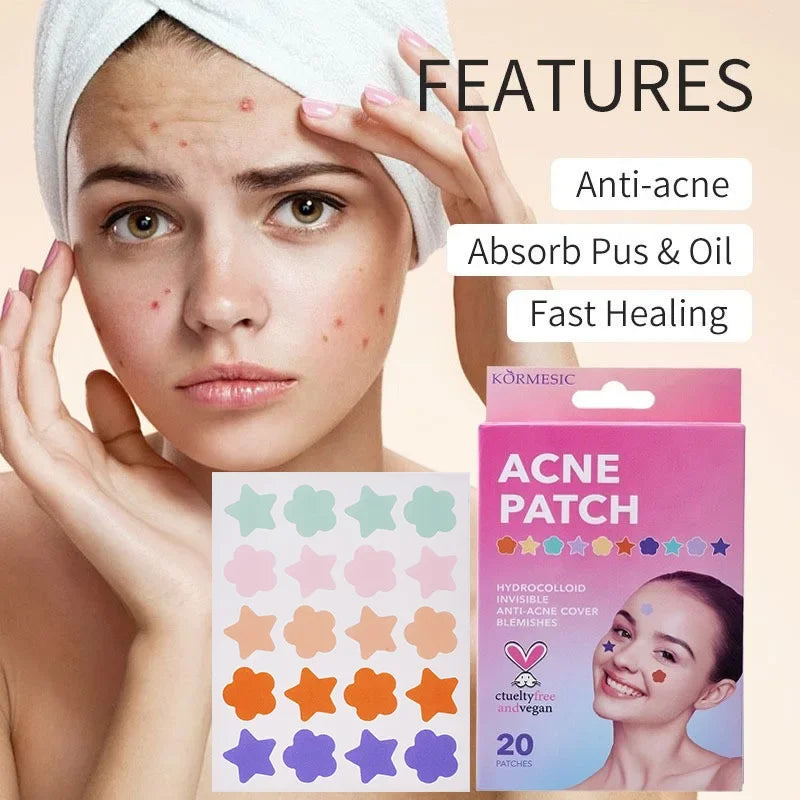 Hydrocolloid Acne Patches - Invisible Pimple Spot Treatment Peaceful Pleasures Health and Wellness