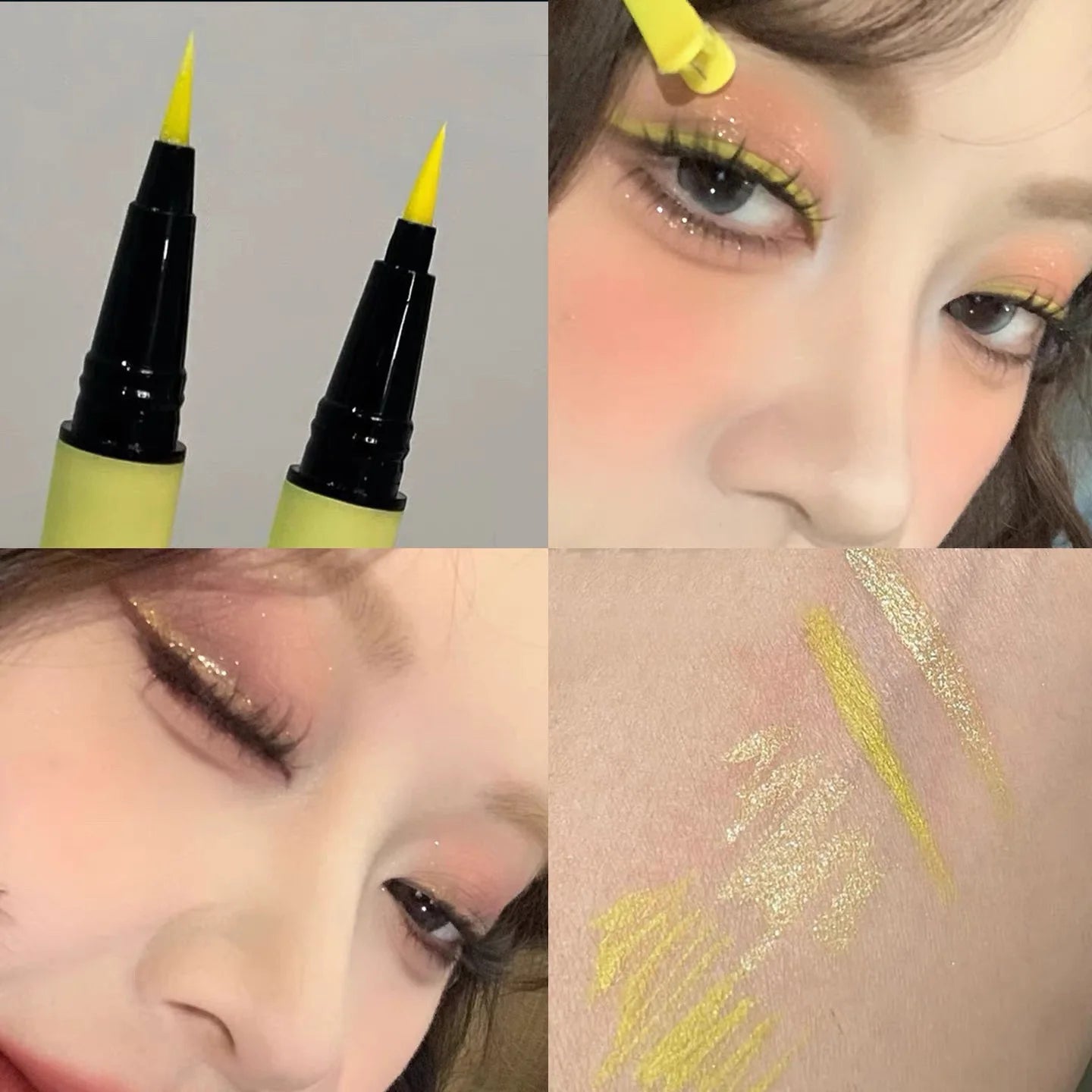 HERORANGE Double-Head Pearlescent Eyeliner Pen | Waterproof