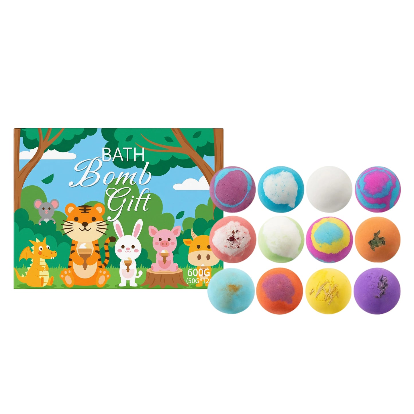 Bath Bombs with Surprise Toys Inside – 12pc Ocean Gift Set