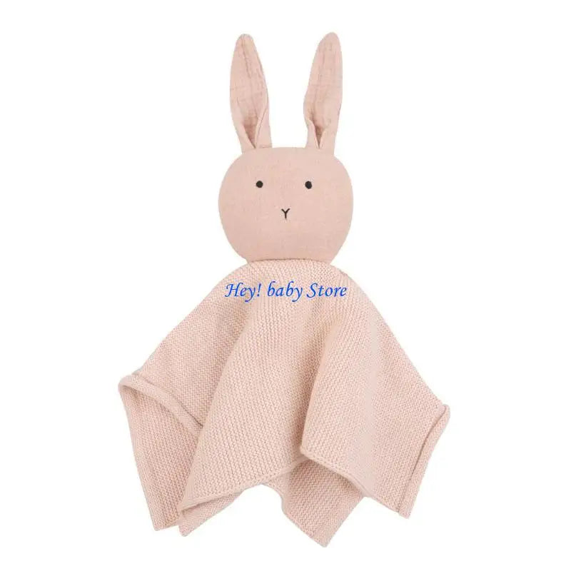 Baby Cotton Soothing Comforter Blanket | Rabbit Snuggle Toy