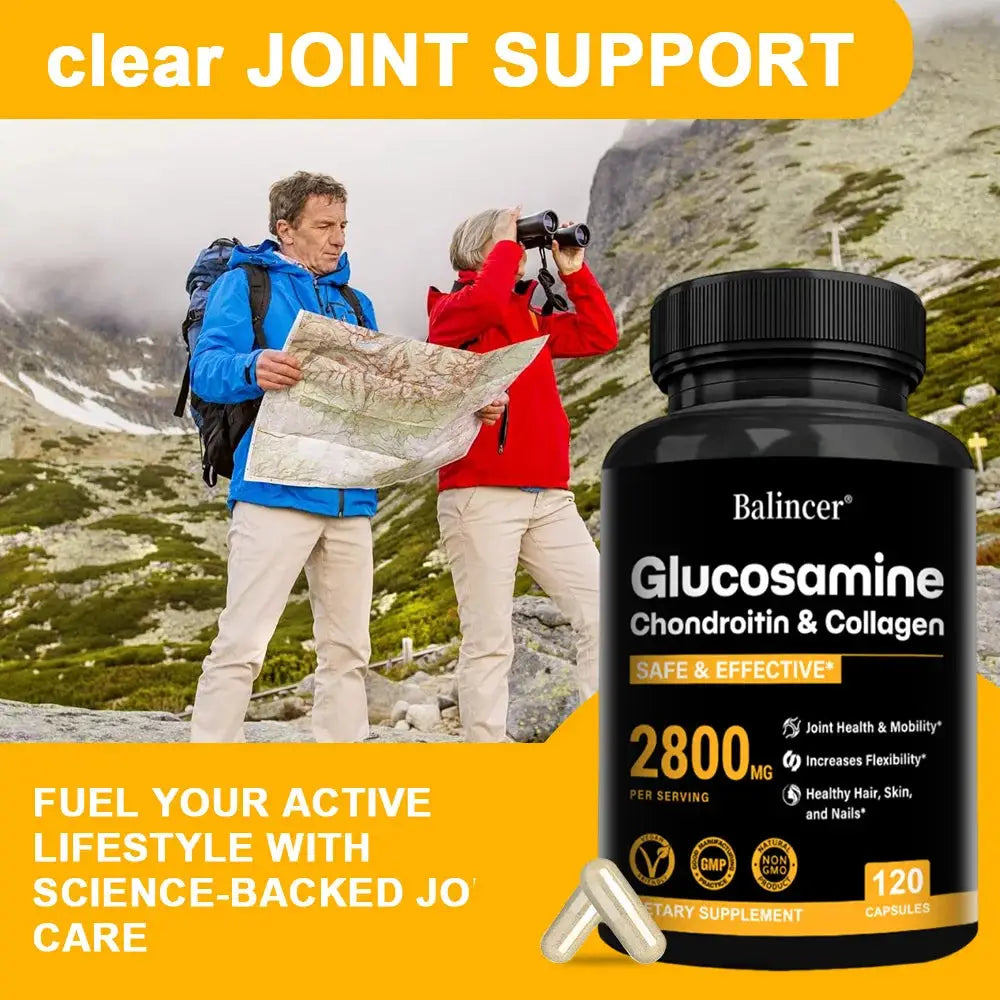 Glucosamine Chondroitin Joint Support Capsules for Wellness Peaceful Pleasures Health and Wellness