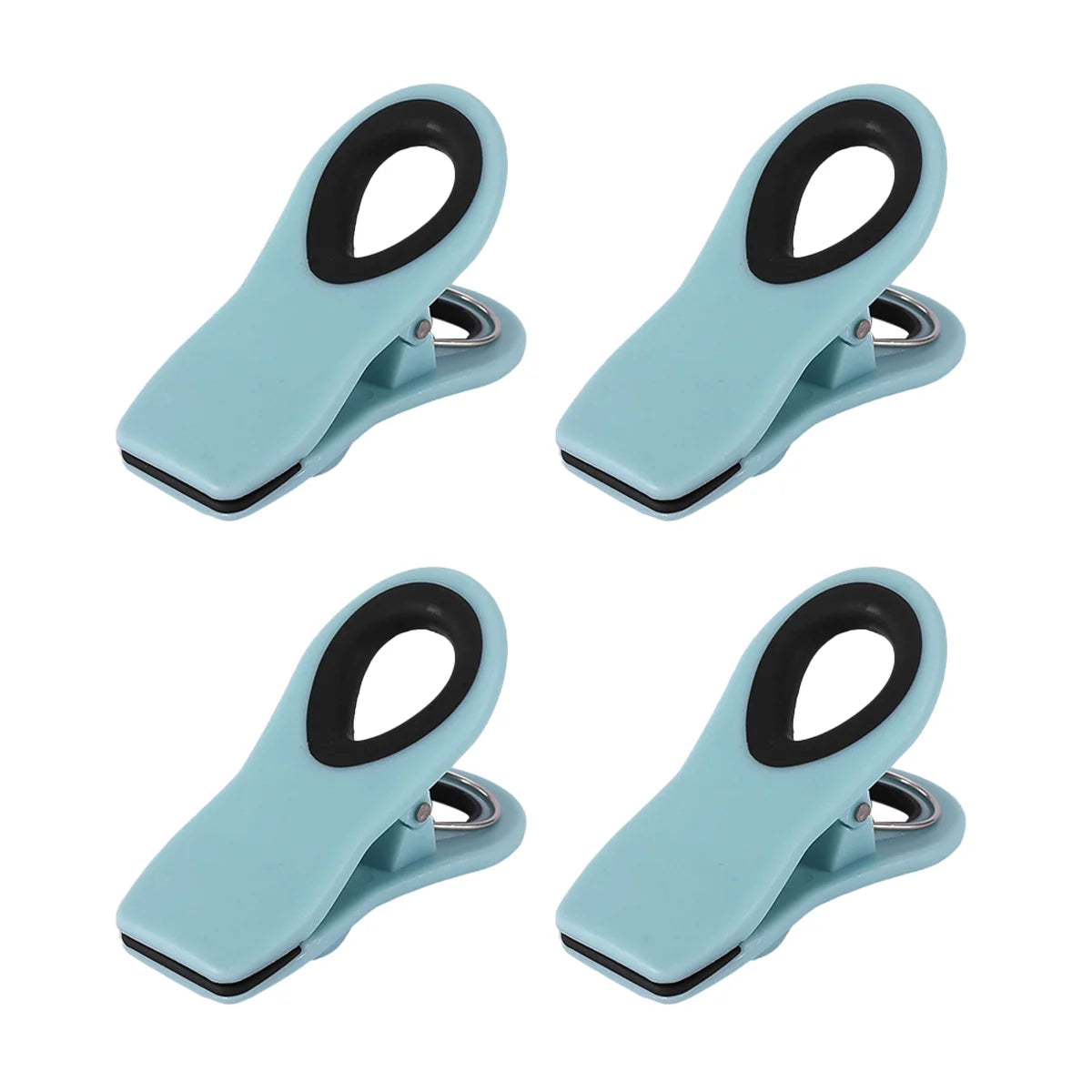 4/6/10 Pack Chip Clips, Magnetic Bag Clips with Air Tight Seal for Food Storage, Multicolor Peaceful Pleasures Health and Wellness 4pcs Light Blue