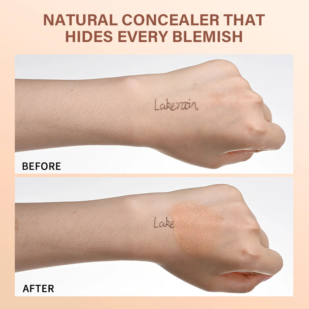 Eye Concealer Conceal & Brighten Dark Circles Nourishing Brightener Full Coverage Eye Bags Color Corrects Korean Cosmetics Peaceful Pleasures Health and Wellness