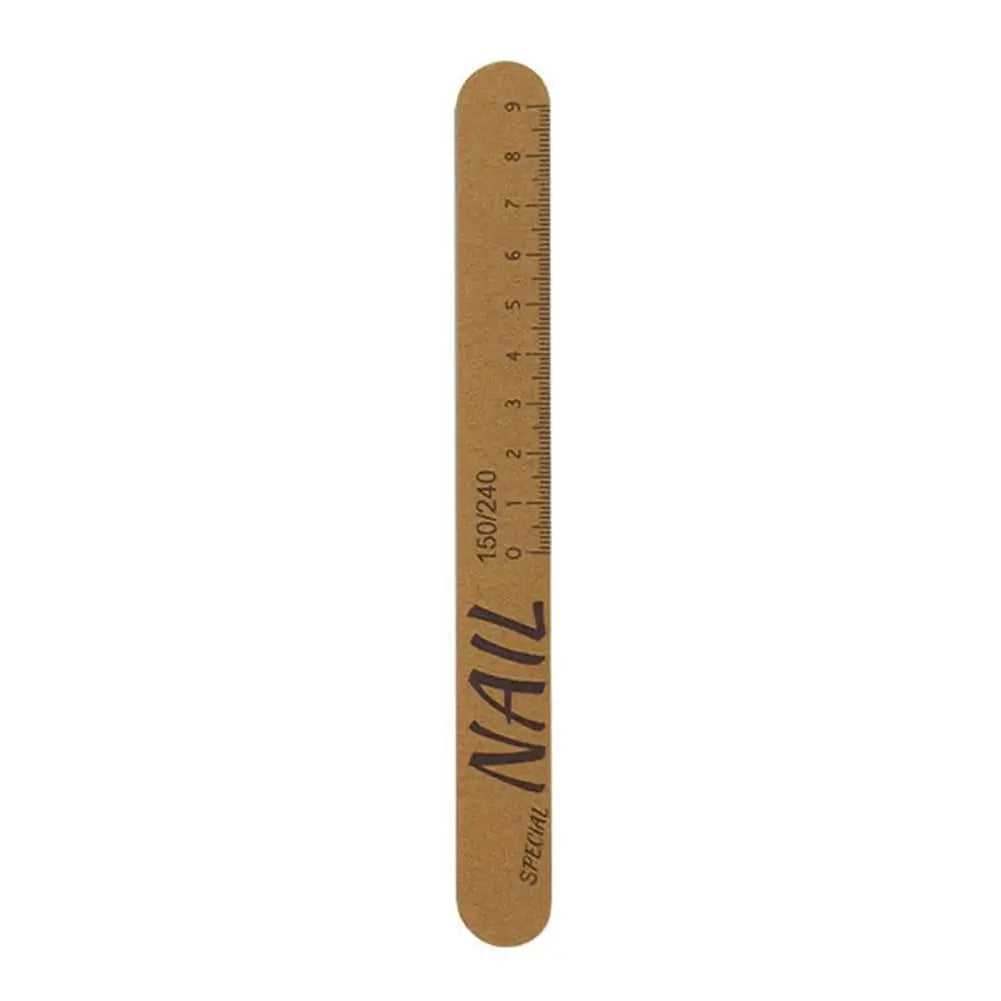 Dual-Sided Nail Files 100/150/180/240 Grit w/ Scale Guide