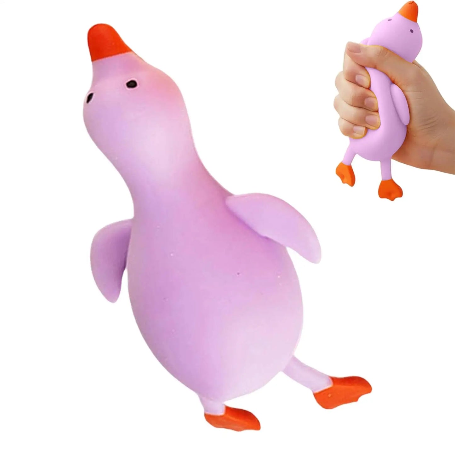 Colorful Duck Squeeze Fidget Toy – Sensory Stretch Toy Gift