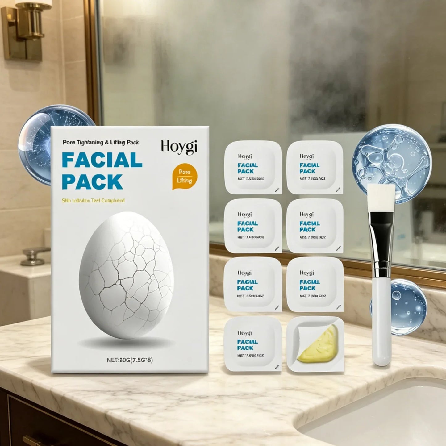 Hoygi Pore Tightening Face Mask – Anti-Aging & Hydrating 8pk