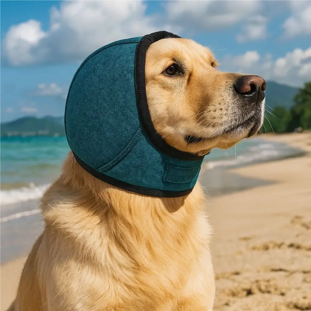 Dog Calming Ear Covers – Adjustable Noise Reducing Earmuffs