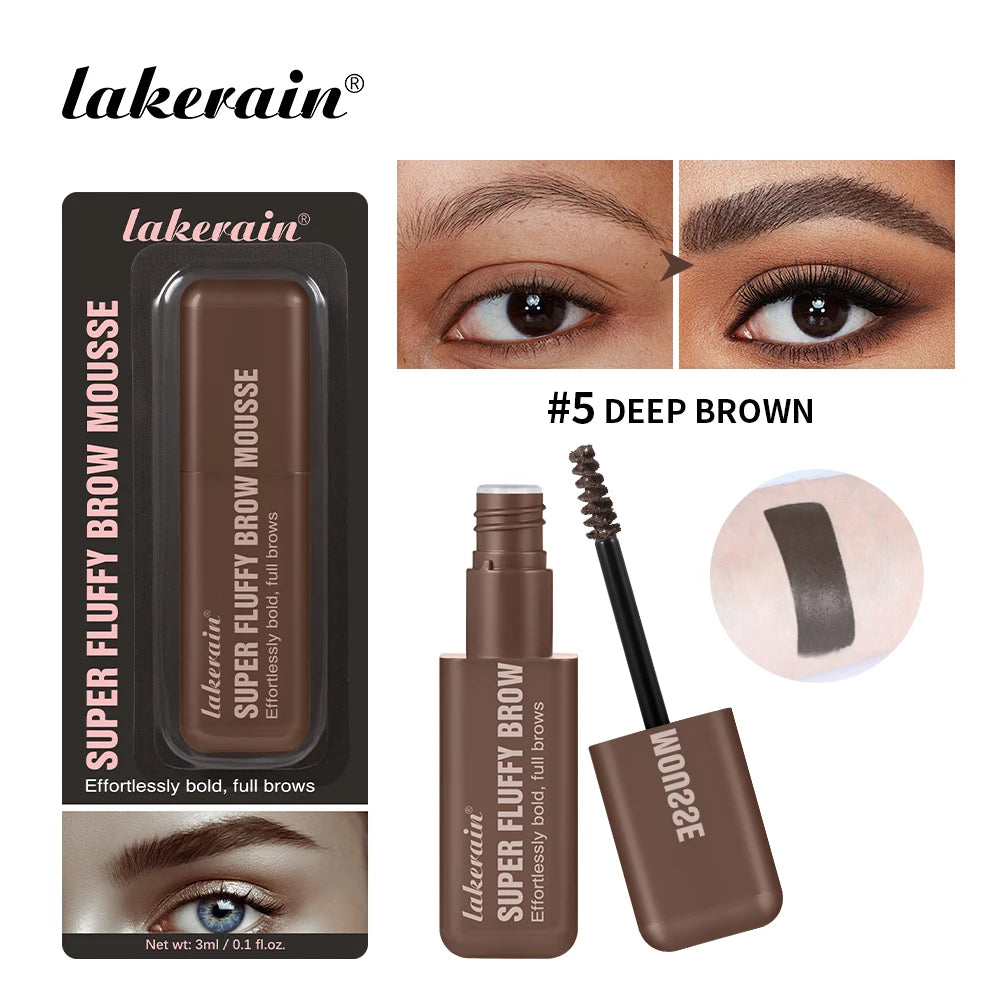 Brow Mousse Super Fluffy High Color Rendering Fill In The Sparse And Vacant Parts of The Eyebrows Smooth Super Fluff Thick Brow Peaceful Pleasures Health and Wellness color5