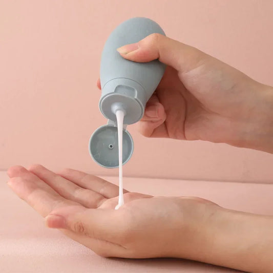 12pcs Portable Travel Squeeze Lotion Dispensing, Hotel Shampoo, Shower Gel, Nordic Style PE Hose Dispensing Bottle Peaceful Pleasures Health and Wellness