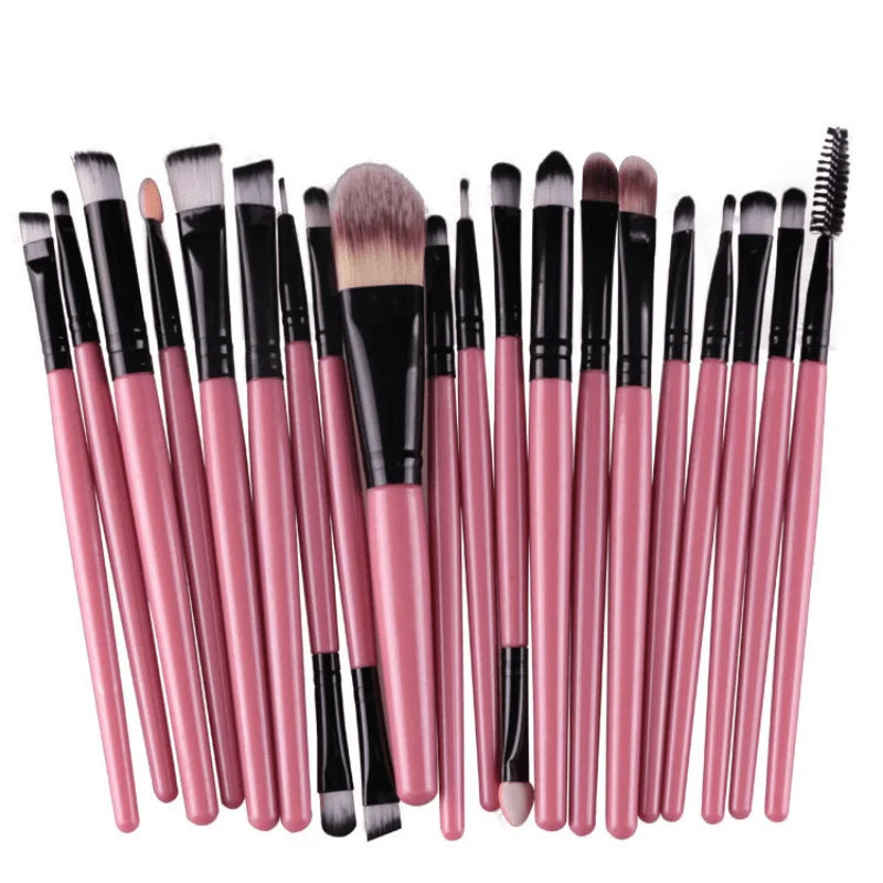 20-Piece Professional Makeup Brush Set – Soft Blending Brushes