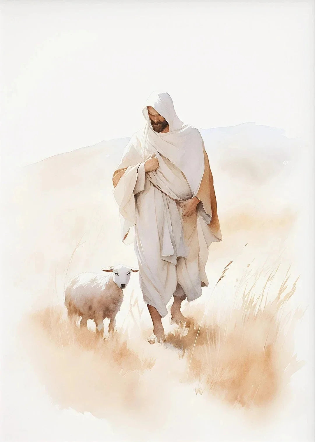 Jesus Walking on Water Canvas Wall Art | Biblical Home Decor