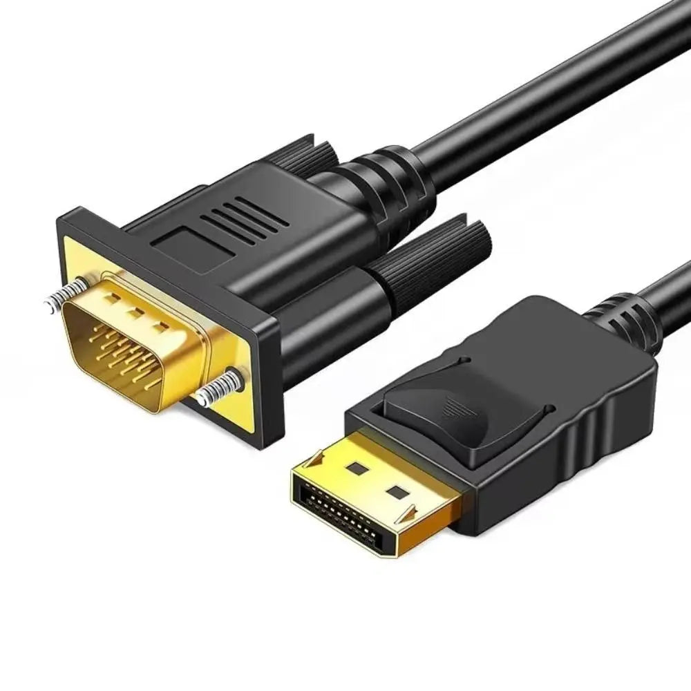 Connecting DP TO VGA Cable Extension Cable Male to Male DisplayPort to VGA Adapter 1.8m DP To DVI Conversion HD Video Cable Peaceful Pleasures Health and Wellness