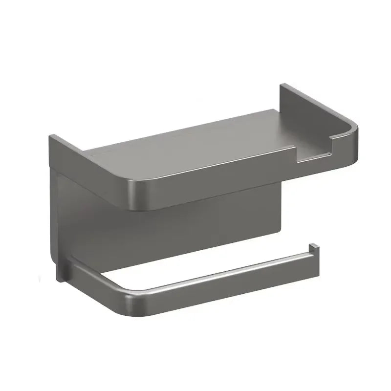 Wall-Mount Plastic Toilet Paper & Storage Rack | Kitchen Bath