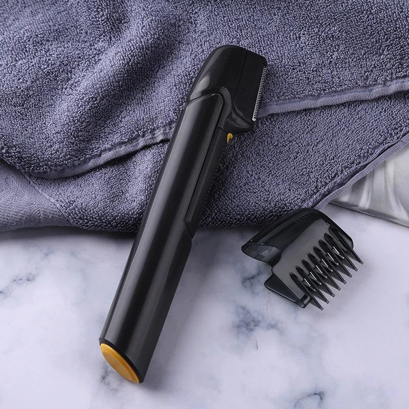 Men's USB charging electric shaving kit - ABS plastic handheld household extendable body hair trimmer beauty set Peaceful Pleasures Health and Wellness