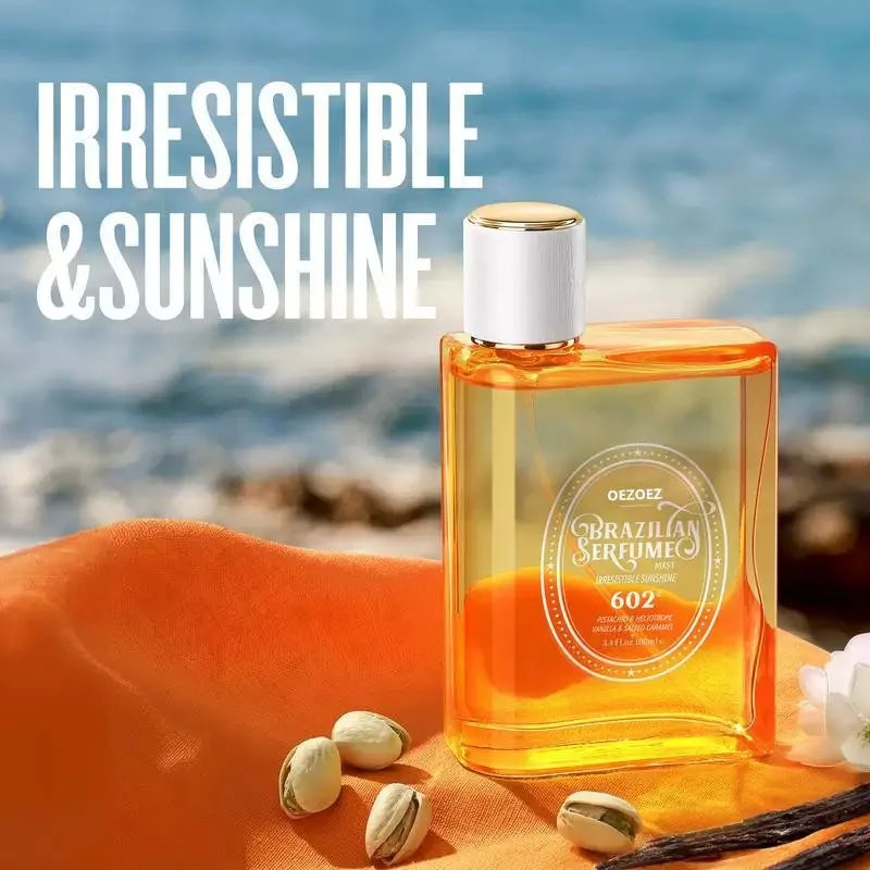 Women Perfume 100ml Caramel Vanilla Flavor Fresh Natural Charming Irresistible Sun Gourmet Longlasting Fragrance Brand Bodyspray Peaceful Pleasures Health and Wellness