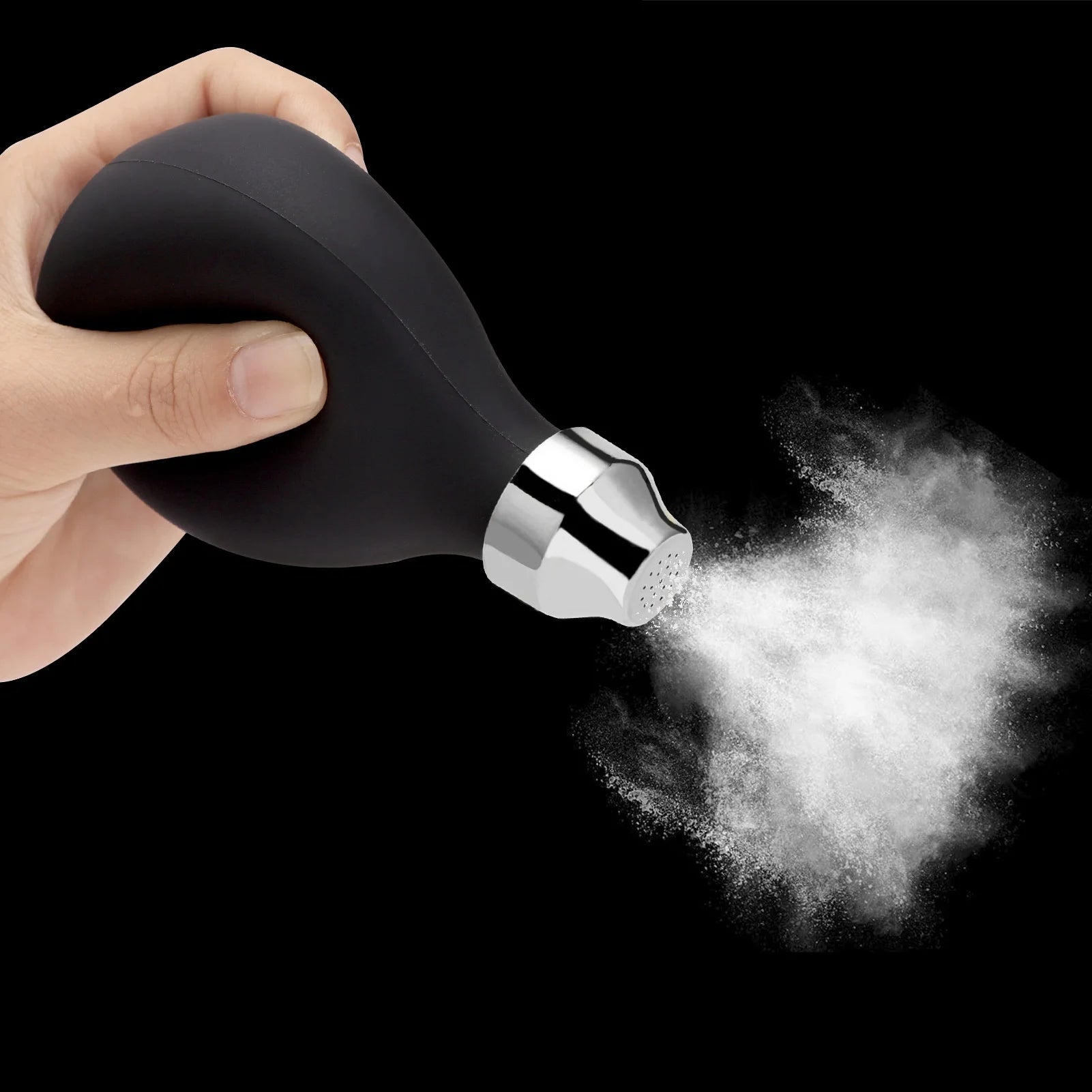 Professional Hair Powder Spray Bottle - Soft Silicone Powder Dispenser for Hair Trimming, Body Powder, and Baby Powder - Ideal Peaceful Pleasures Health and Wellness
