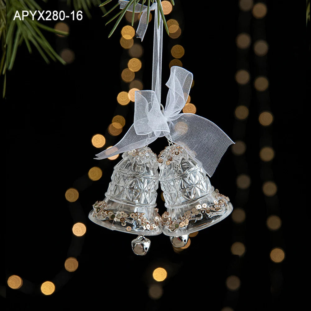 Crystal Acrylic Snowflake Christmas Tree Hanging Ornaments