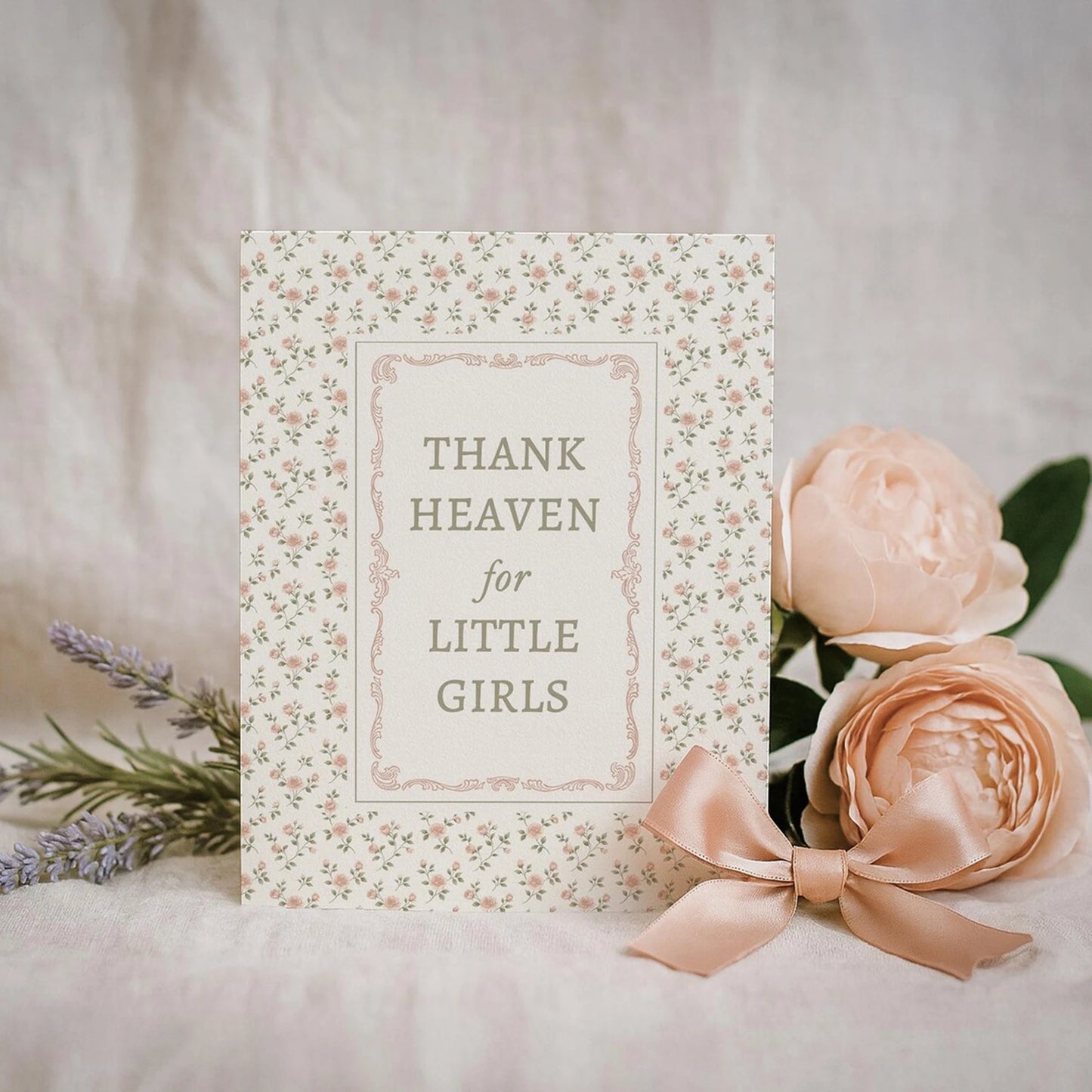 "You'll Never Know Dear" Nursery Canvas Wall Art Print