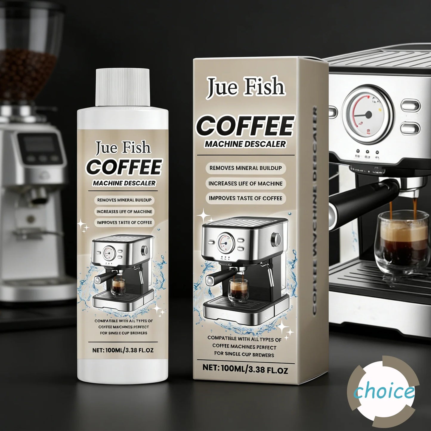 Coffee Maker Cleaner & Descaler | Remove Scale, Stains & Odors
