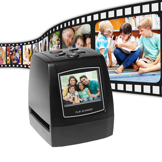 Portable 35mm/135mm Film Scanner | 2.4" LCD & Built-In Editor Film Scanner Peaceful Pleasures Health and Wellness