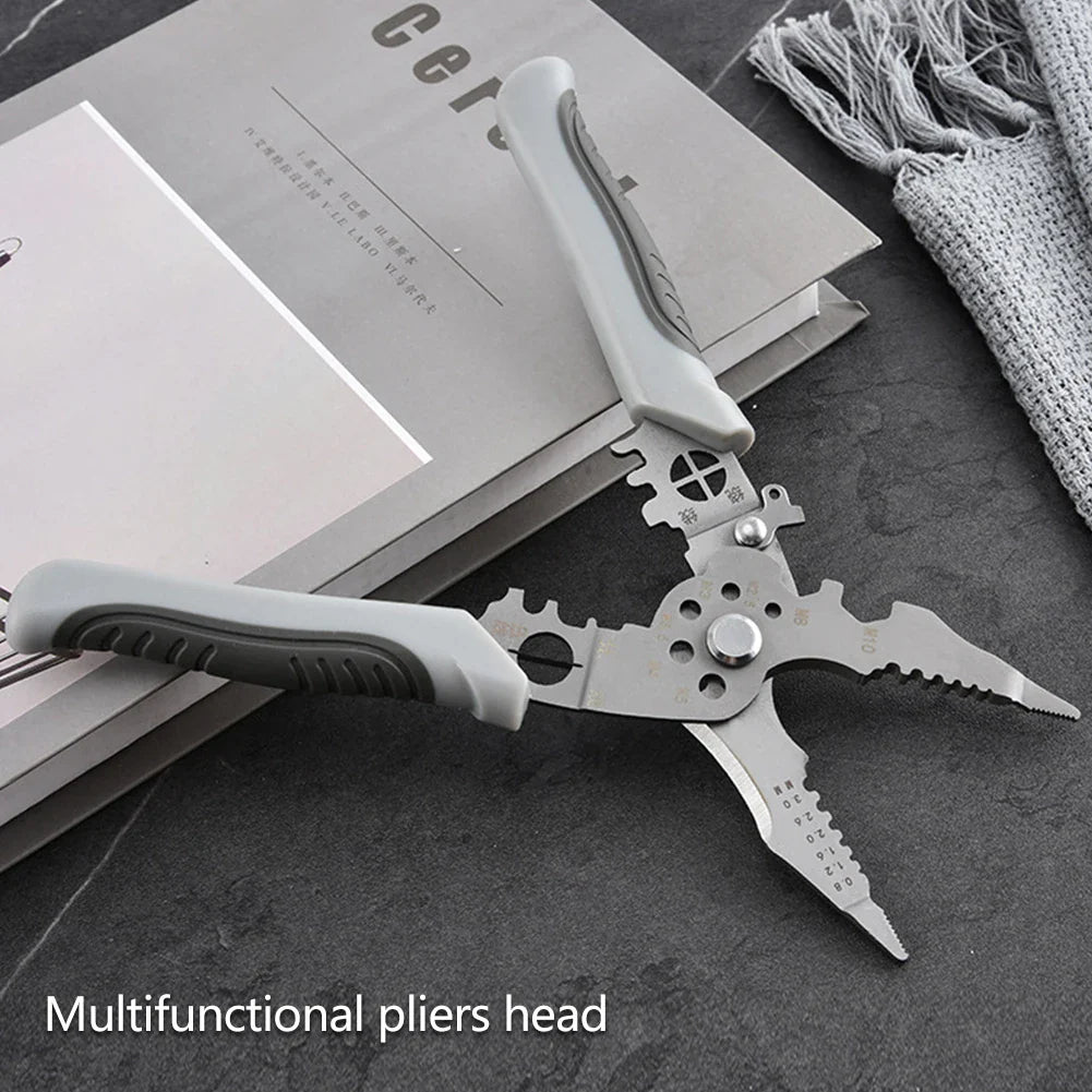 21-in-1 Wire Stripper Crimper Pliers – Adjustable Non-Slip