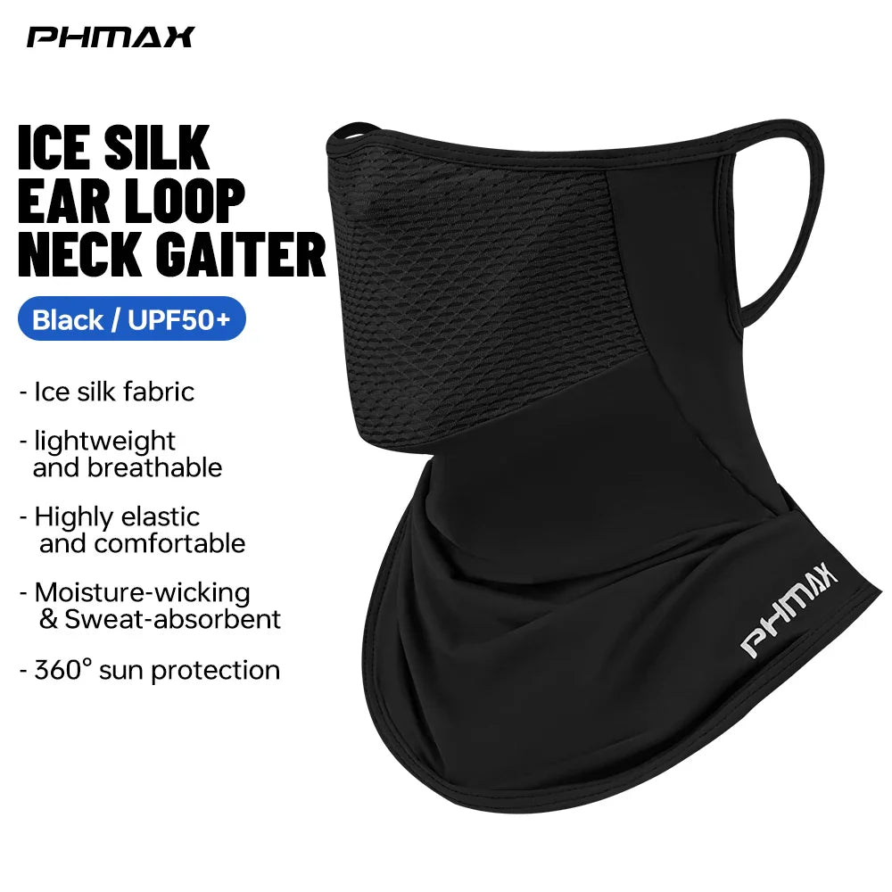 PHMAX Ice Silk Cycling Mask – UV Protection & Quick Dry