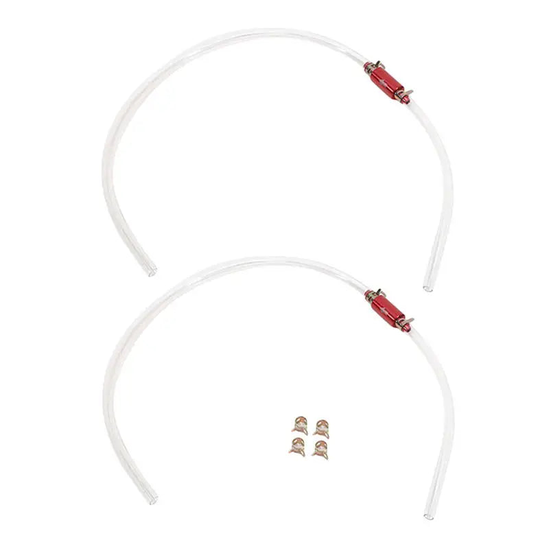Motorcycle Brake Bleeder Hose Hydraulic Brake Fluid Air Bleed Drain Tools Motorbike Oil Pipe Maintenance Repair Accessories Peaceful Pleasures Health and Wellness Transparent 2pcs