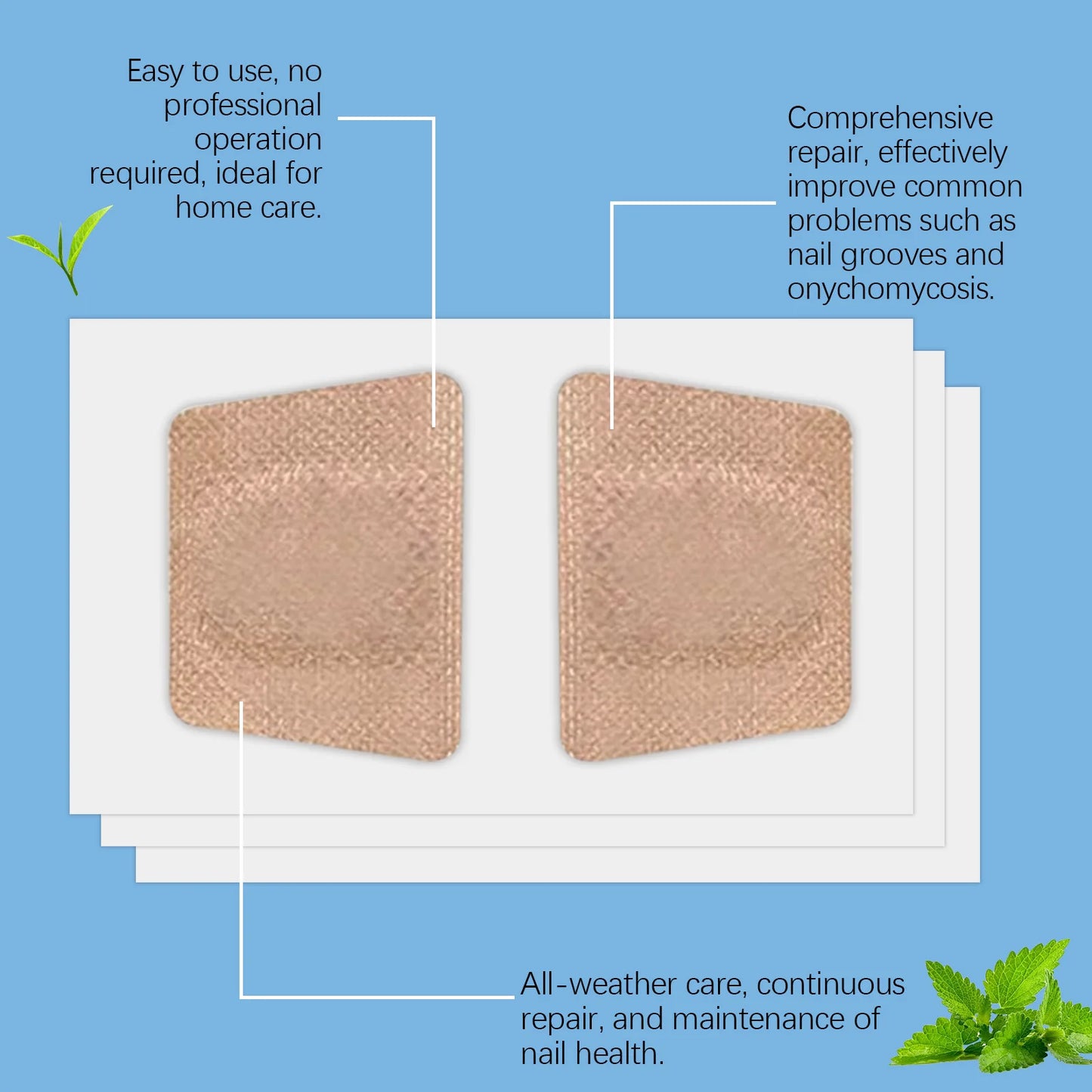 XIMONTH Nail Nourishing Patch – Moisturizing & Repair 72pcs