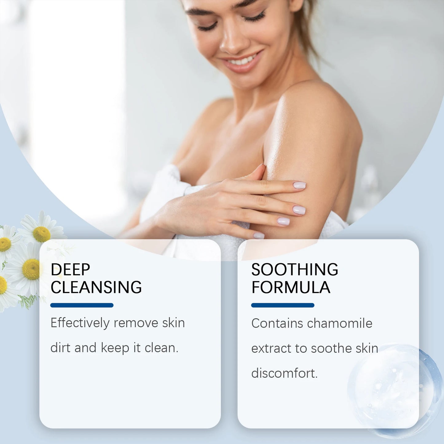 Salicylic Acid Body Wash – Acne, Pores & Exfoliating Shower Gel Acne Body Wash Peaceful Pleasures Health and Wellness