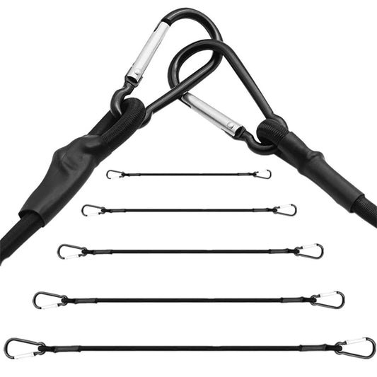 30/60/90/120/150CM Stretch Elastic Ropes 8MM Bungee Cords With Hooks Lightweight Bikes Tie Car Luggage Packing Roof Rack Strap Peaceful Pleasures Health and Wellness