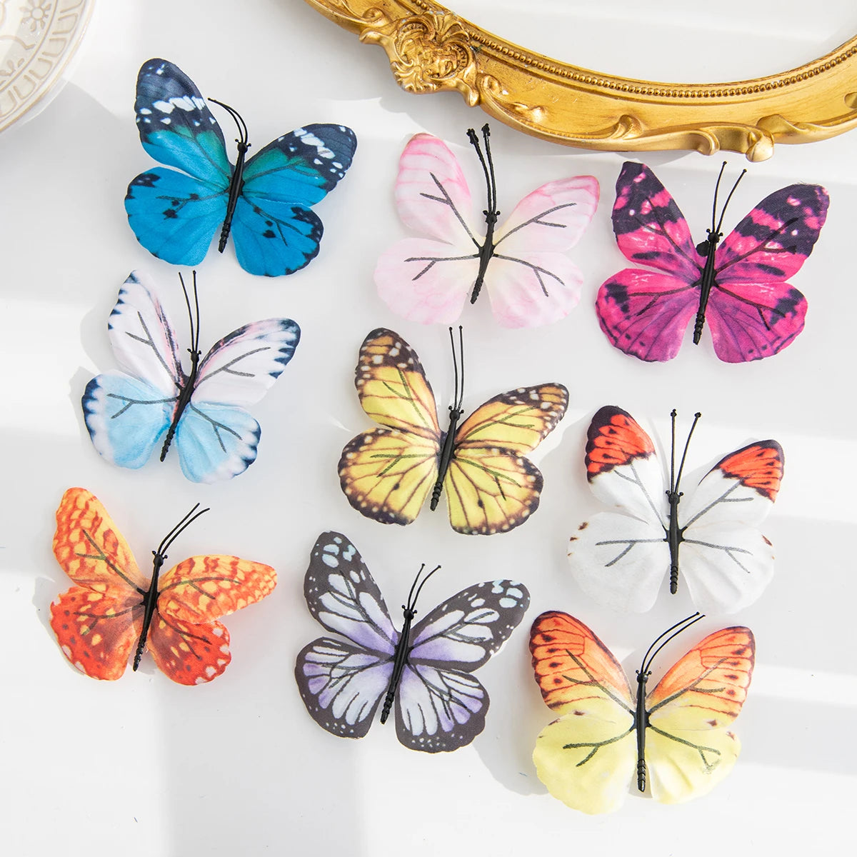 3D Artificial Silk Butterflies – Wedding, Party & DIY Decor
