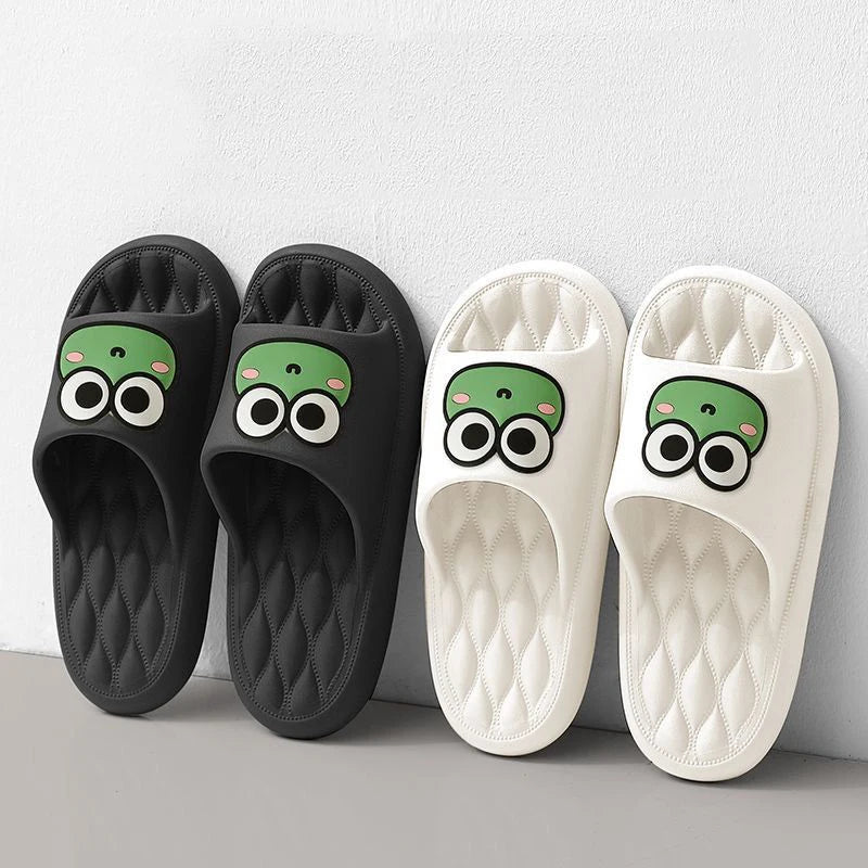 Cute Frog Anti-Slip EVA Slides | Unisex Beach & Home Slippers