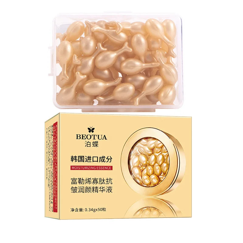 Fullerene Oligopeptide Moisturizing Essence Capsules – 50 Pack