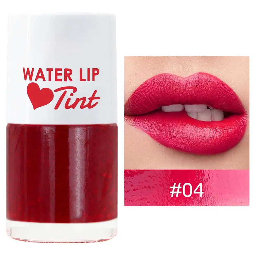 Matte Water Lip Tint & Cheek Blush – Waterproof, 6 Colors