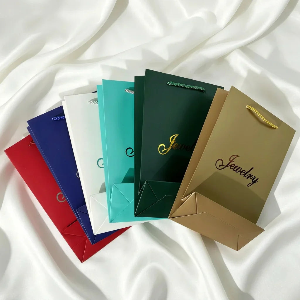 Paperboard Gift Tote Bag for Jewelry, Cosmetics & Party Favors