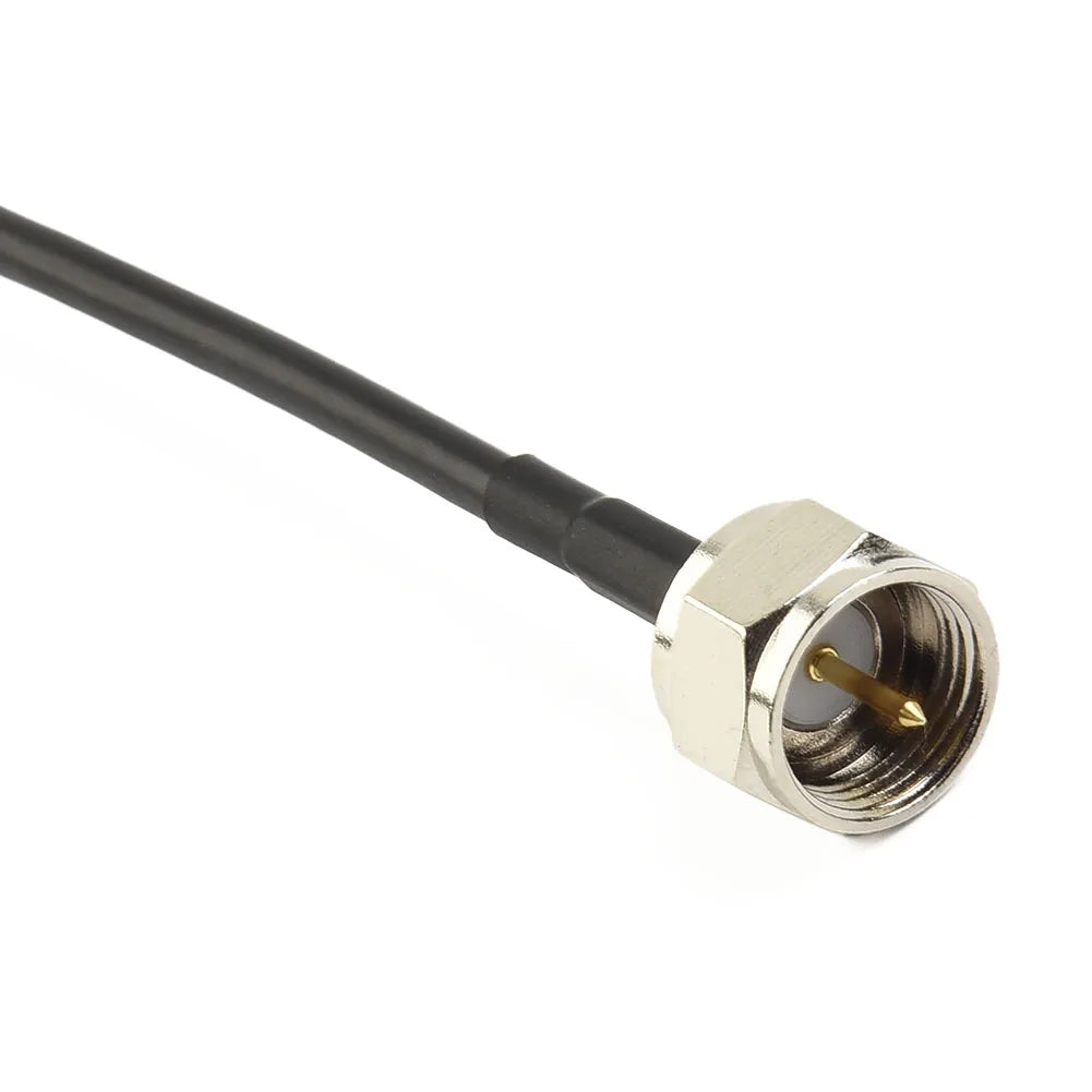 DAB FM Radio Antenna Dipole Aerial Audio Plug Connectors 75 Ohms