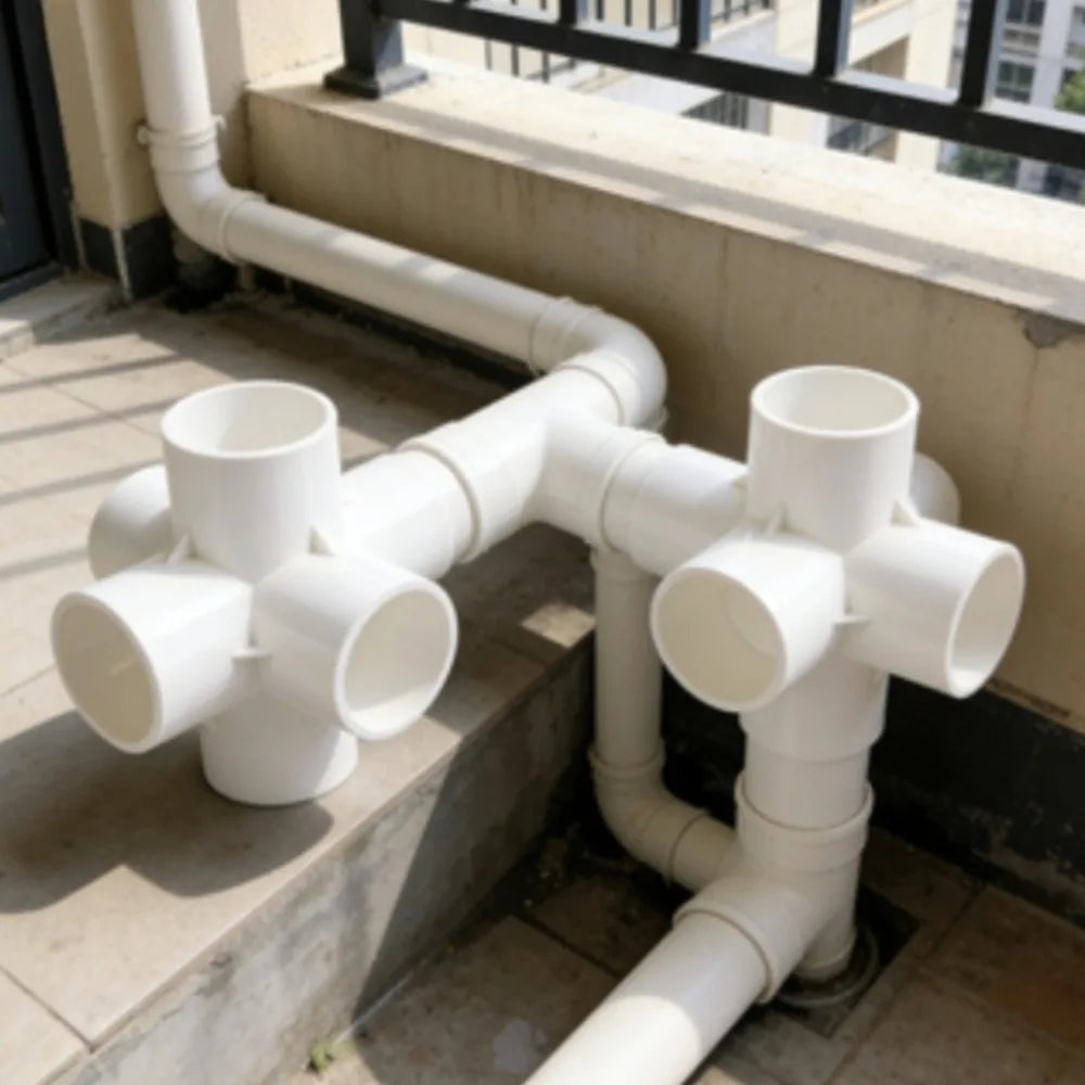 1pcs 20/25/32/40/50mm White PVC Pipe Connector Straight Elbow Tee Cross Joints Water Pipe Adapter 3 /4 Ways Joints Garden Hose Peaceful Pleasures Health and Wellness