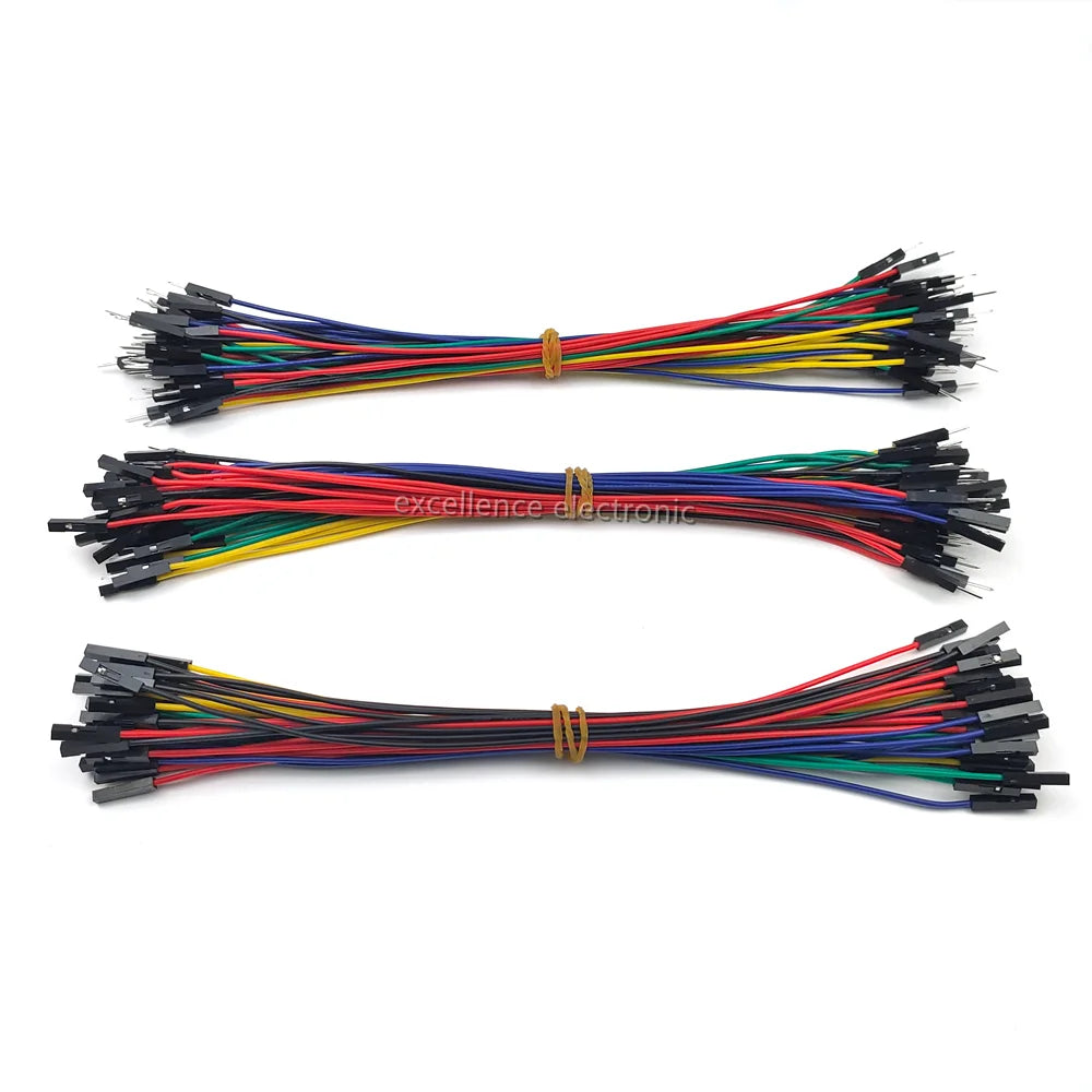 50-300pcs 10cm 20cm 30cm Jumper Wire Dupont Cable Line Connector Assorted Kit for Arduino Raspberry pi Electronic Breadboard PCB Peaceful Pleasures Health and Wellness