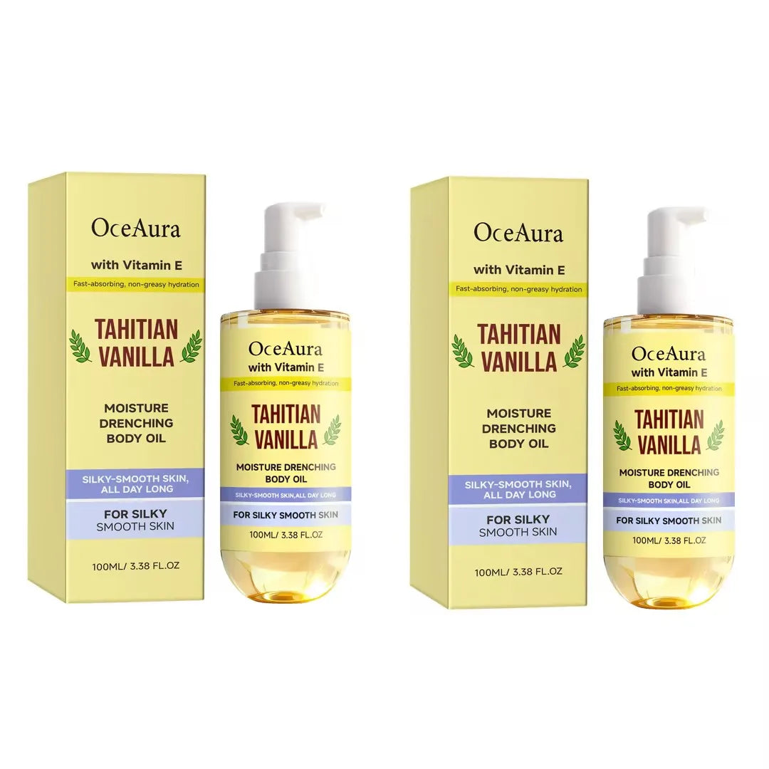 OceAura Vanilla Body Serum Oil – Deep Hydration 100ml