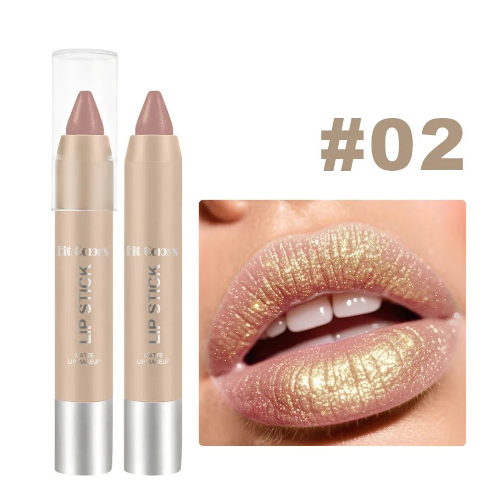 Fit Colors Metallic Pearl Lipstick – Waterproof & Volumizing